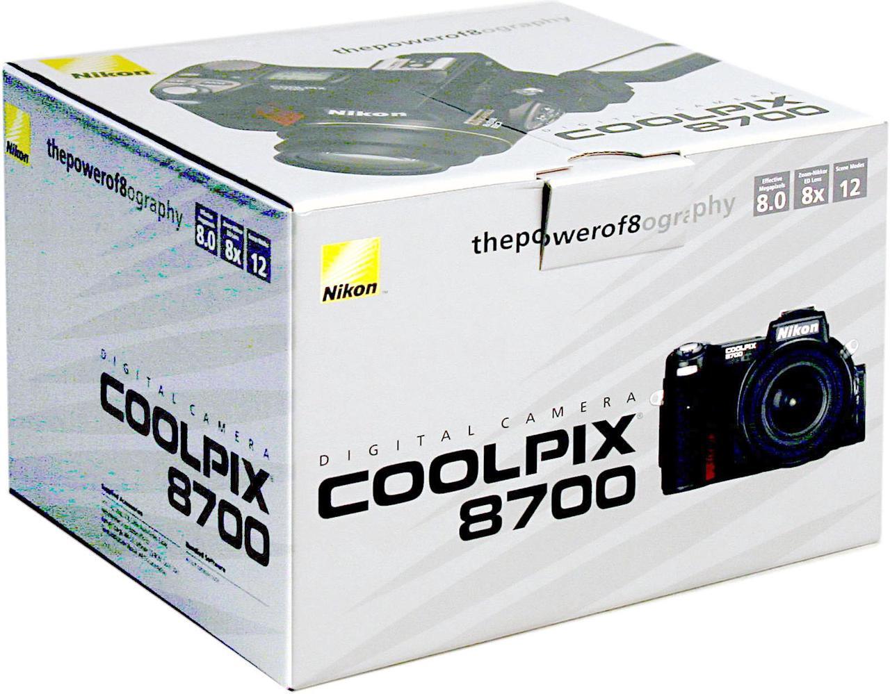 Alt view image 11 of 11 - Nikon Coolpix 8700 Black 8.0MP 8X Optical Zoom Digital Camera