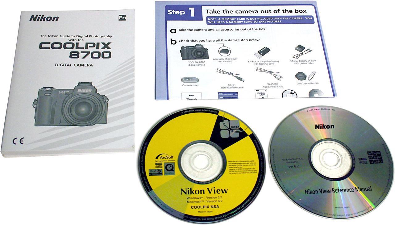 Alt view image 9 of 11 - Nikon Coolpix 8700 Black 8.0MP 8X Optical Zoom Digital Camera