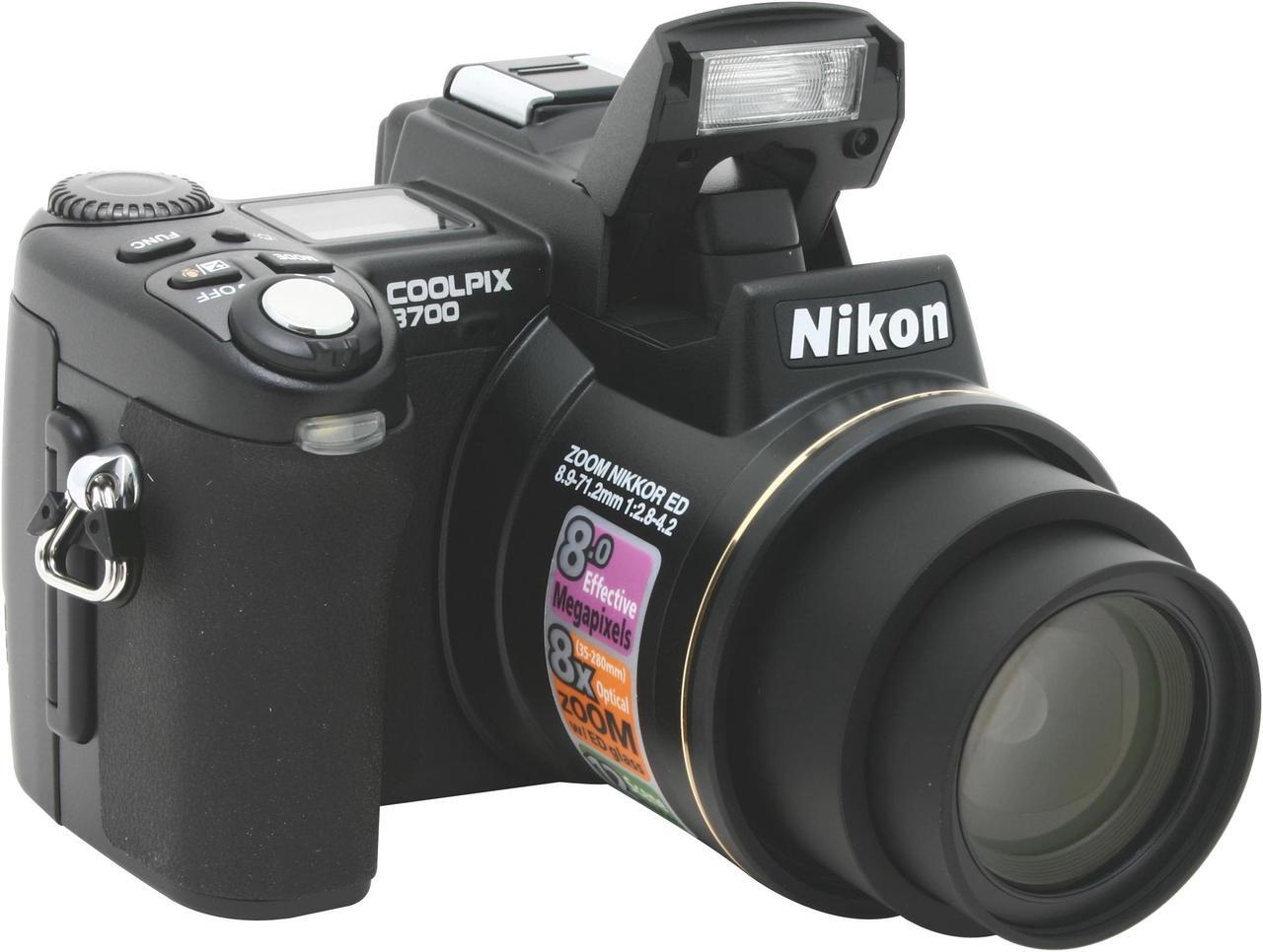 Alt view image 2 of 11 - Nikon Coolpix 8700 Black 8.0MP 8X Optical Zoom Digital Camera