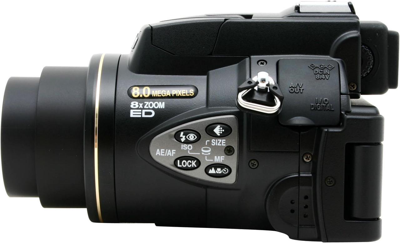 Alt view image 4 of 11 - Nikon Coolpix 8700 Black 8.0MP 8X Optical Zoom Digital Camera