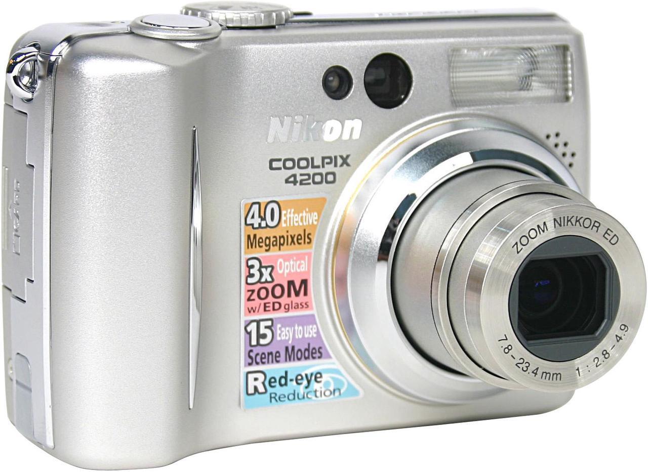 Main image of Nikon Coolpix 4200 Silver 4.0MP 3X Optical Zoom Digital Camera