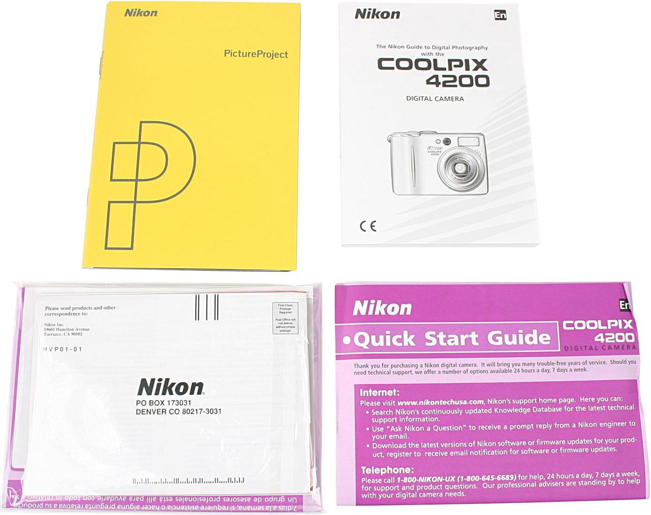 Alt view image 7 of 9 - Nikon Coolpix 4200 Silver 4.0MP 3X Optical Zoom Digital Camera