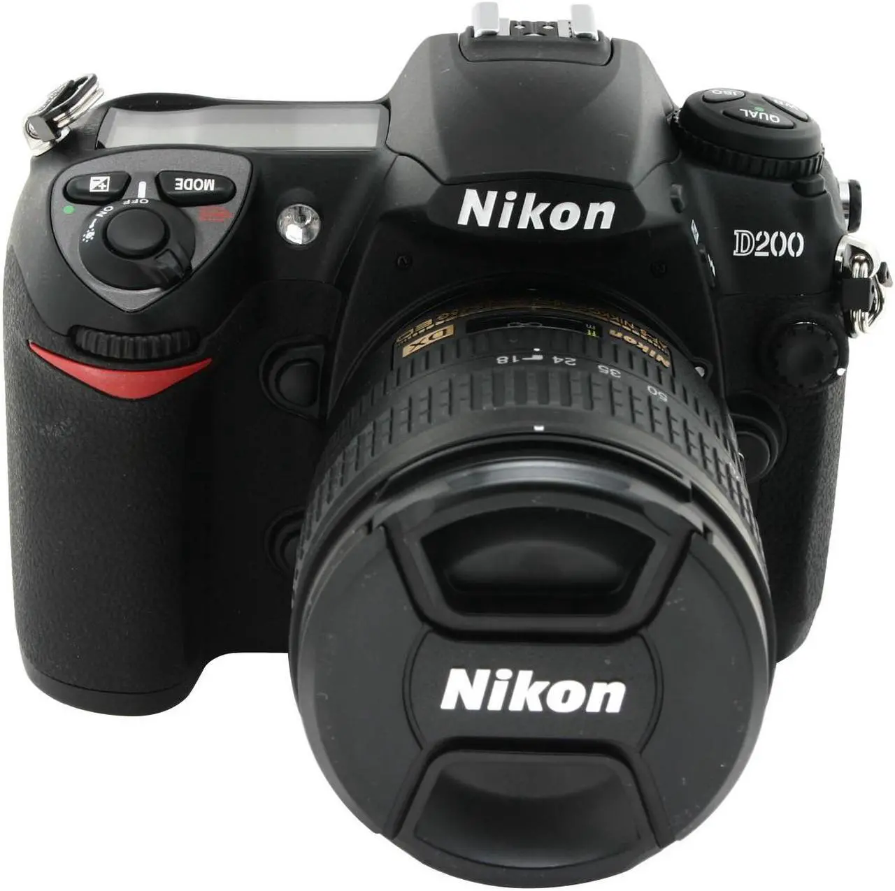 Alt view image 3 of 12 - Nikon D200 Black 10.2 MP Digital SLR Camera w/ AF-S DX Zoom-Nikkor ED 18-70 mm f/3.5-4.5G IF Lens