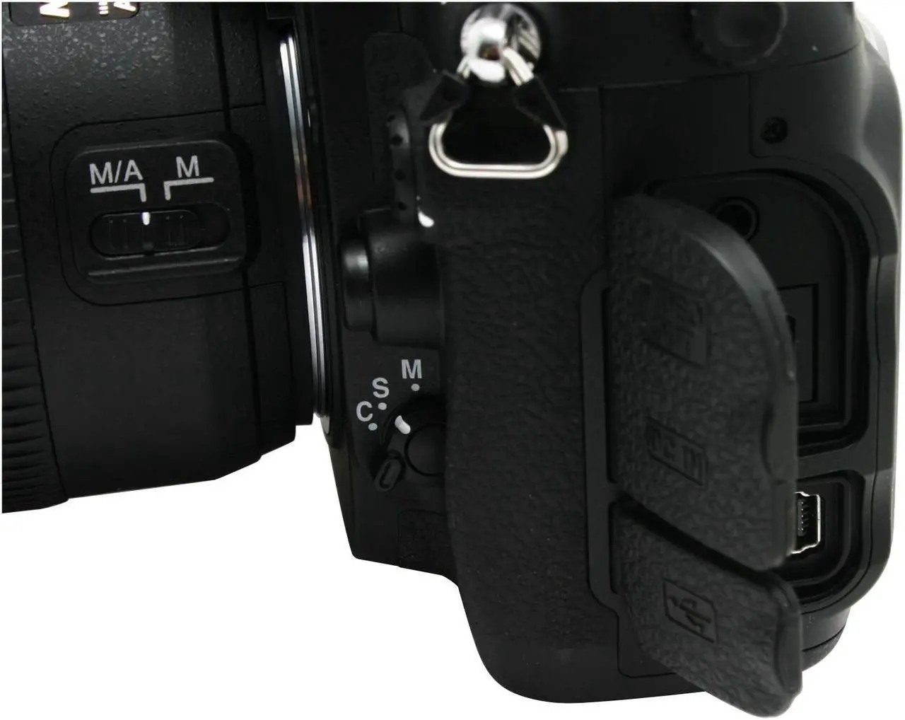 Alt view image 6 of 12 - Nikon D200 Black 10.2 MP Digital SLR Camera w/ AF-S DX Zoom-Nikkor ED 18-70 mm f/3.5-4.5G IF Lens