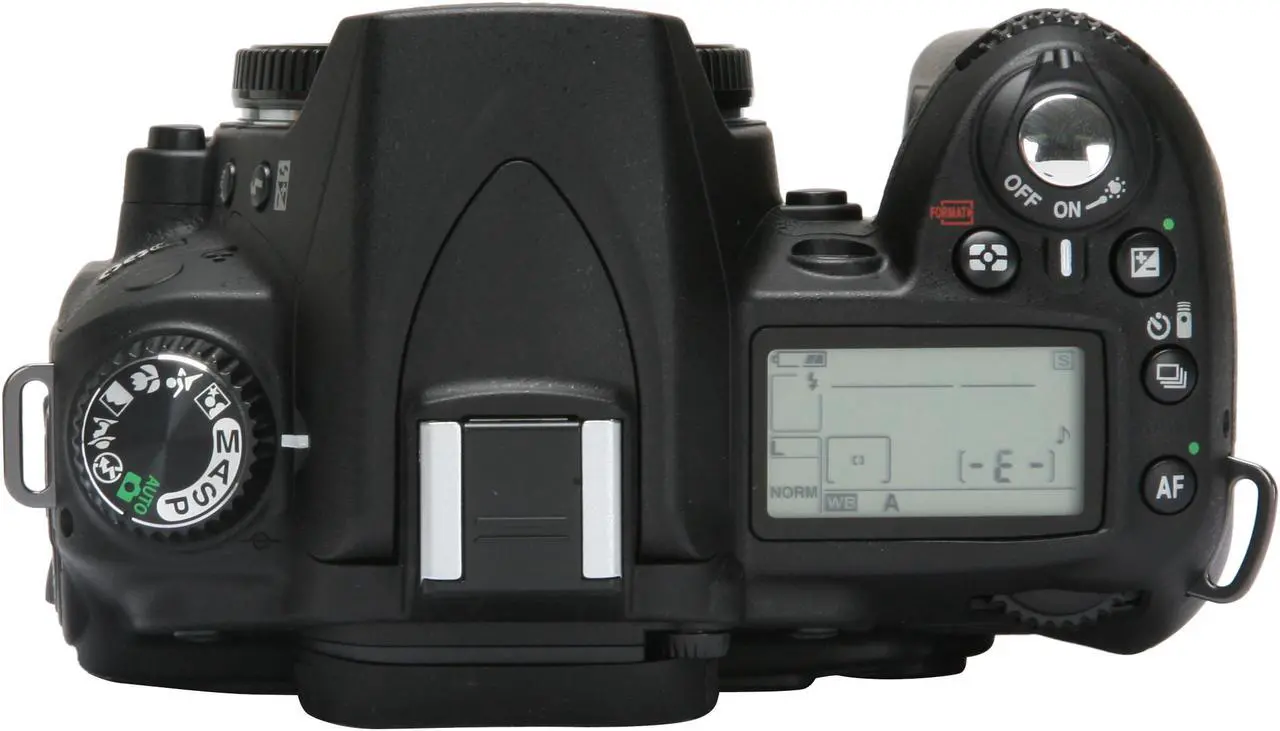 Alt view image 10 of 13 - Nikon D90 Black 12.3 MP Digital SLR Camera - Body Only