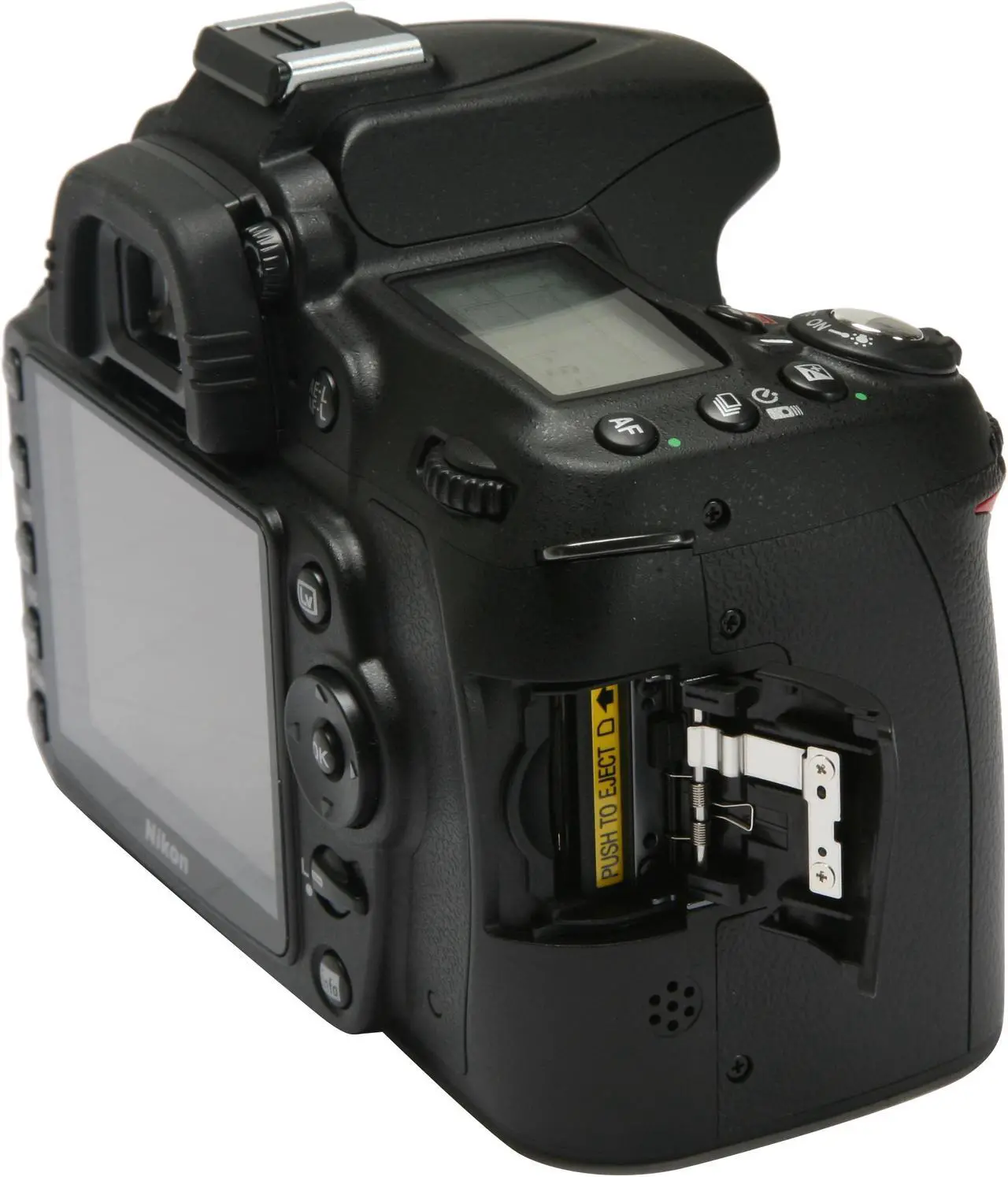 Alt view image 11 of 13 - Nikon D90 Black 12.3 MP Digital SLR Camera - Body Only
