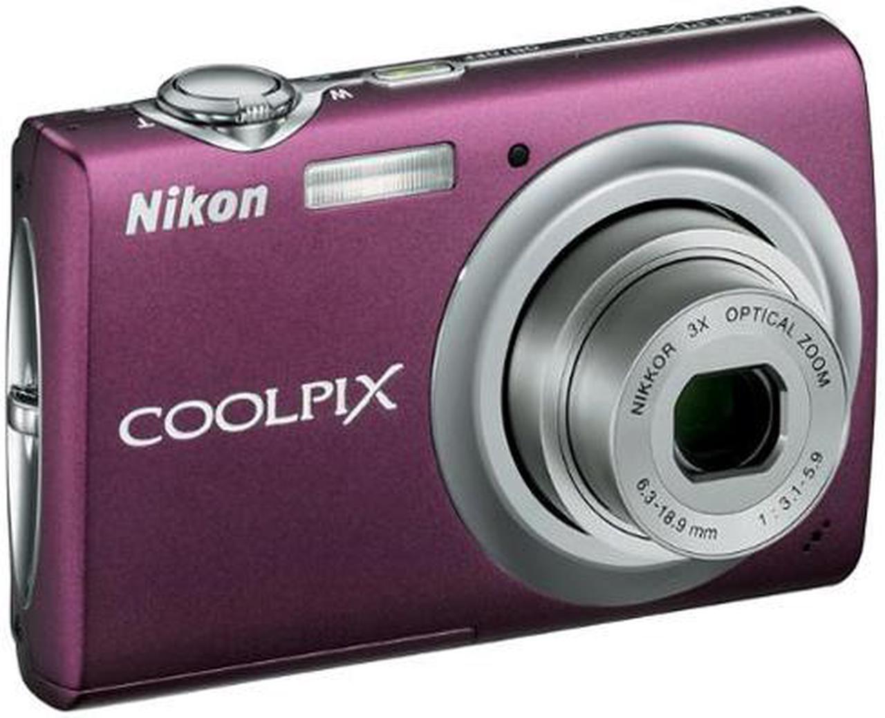 Alt view image 3 of 4 - Nikon COOLPIX S220 Plum 10.0 MP 3X Optical Zoom Digital Camera