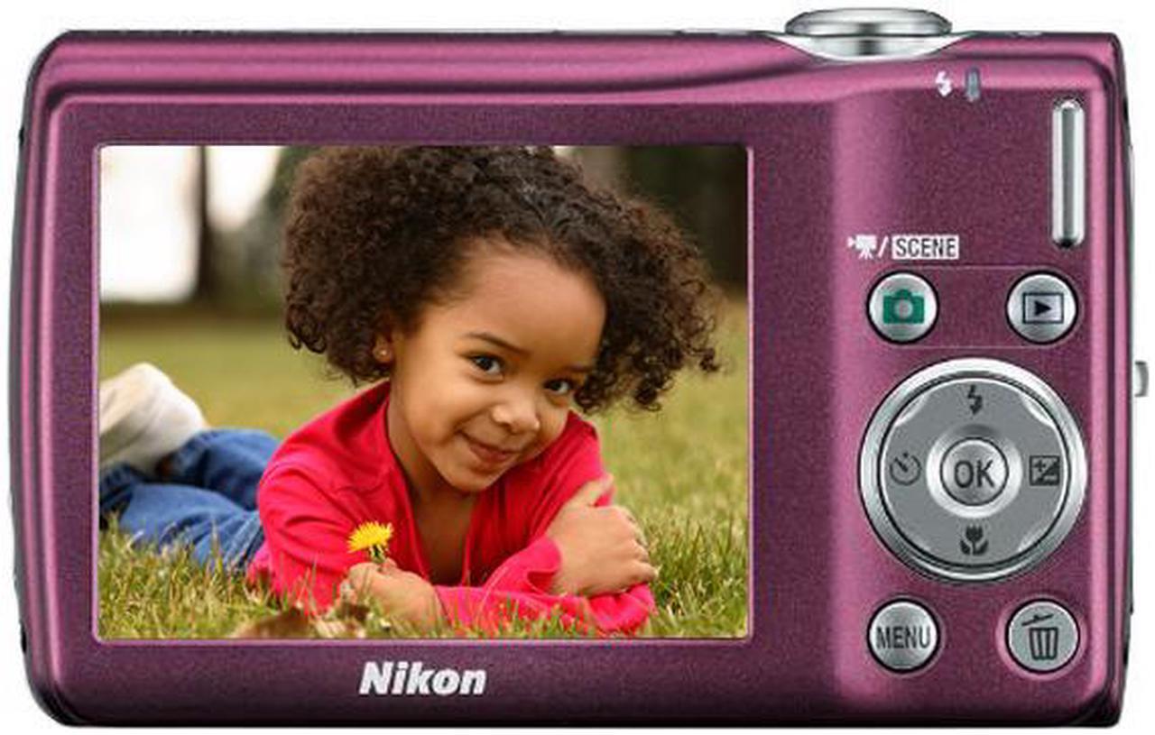 Alt view image 4 of 4 - Nikon COOLPIX S220 Plum 10.0 MP 3X Optical Zoom Digital Camera