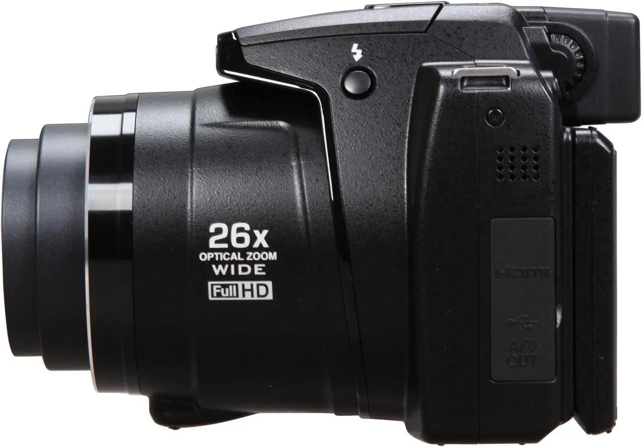 Alt view image 3 of 10 - Nikon COOLPIX P100 Black 10.3 MP 3.0" 460K Anti-reflection Coating LCD 26X Optical Zoom 26mm Wide Angle Digital Camera