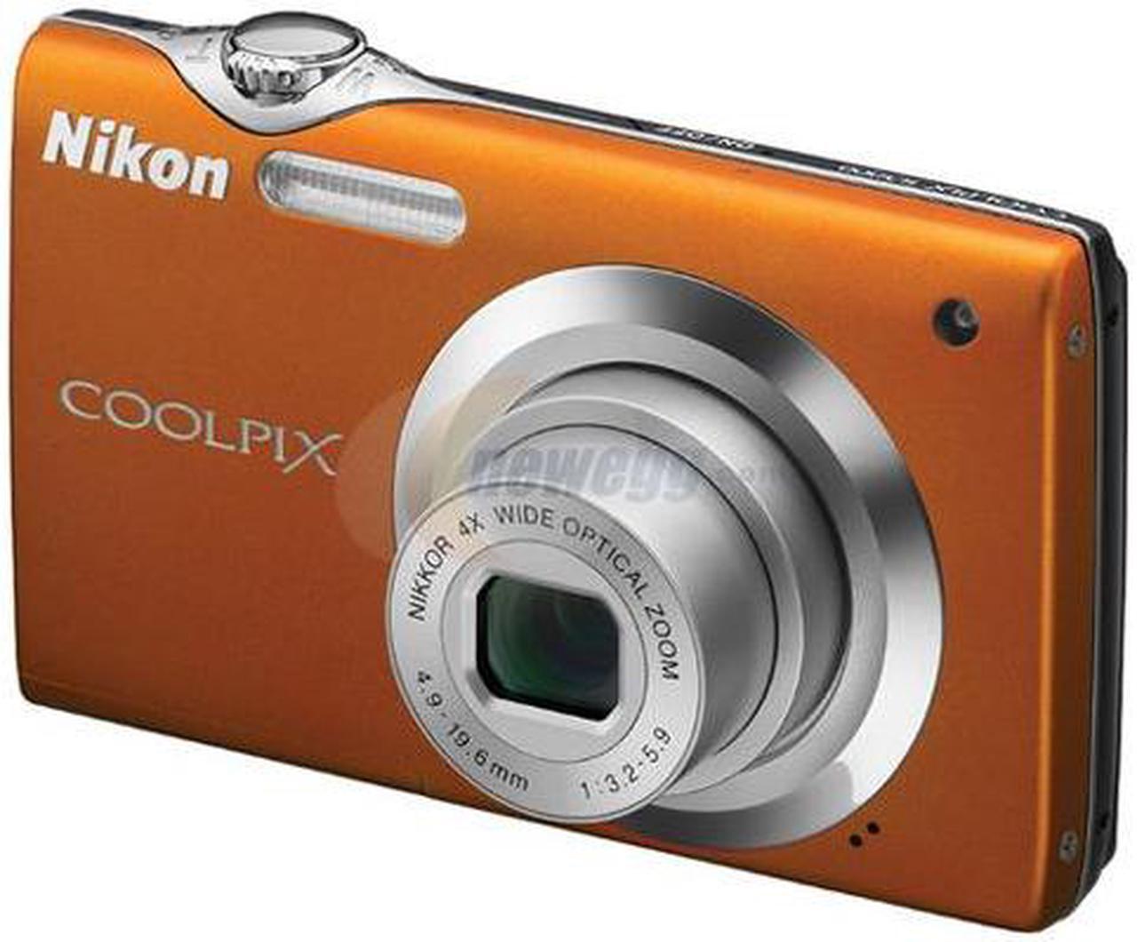Main image of Nikon COOLPIX S3000 Orange 12.0 MP 4X Optical Zoom 27mm Wide Angle Digital Camera