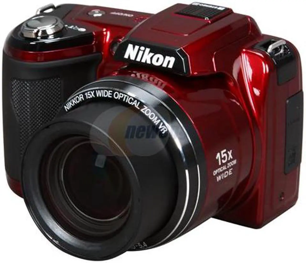 Main image of Nikon COOLPIX L110 Red 12.1 MP 15X Optical Zoom 28mm Wide Angle Digital Camera
