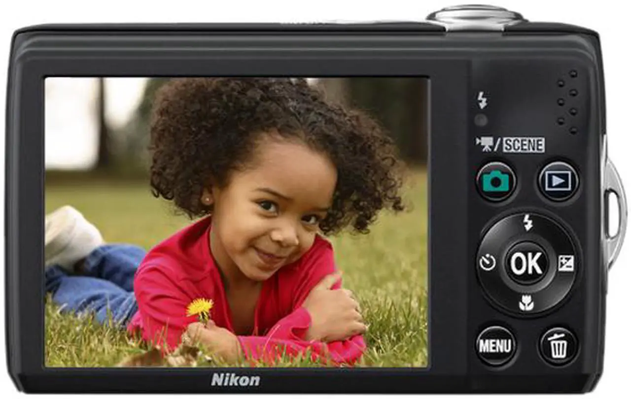Alt view image 5 of 6 - Nikon COOLPIX L22 Black 12.0 MP 3.6X Optical Zoom Digital Camera