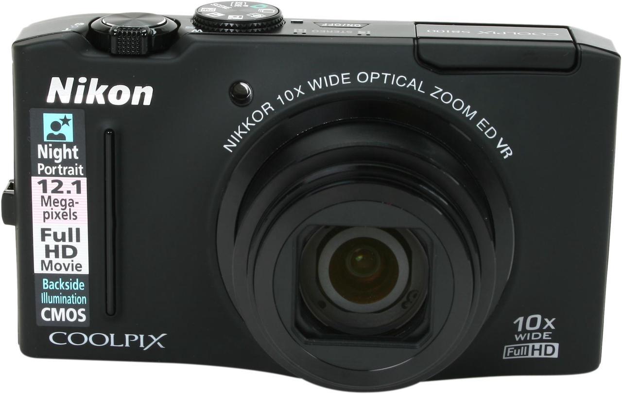 Alt view image 2 of 8 - Nikon Coolpix S8100 Black 12.1 MP 3.0" 921k LCD 10X Optical Zoom Digital Camera
