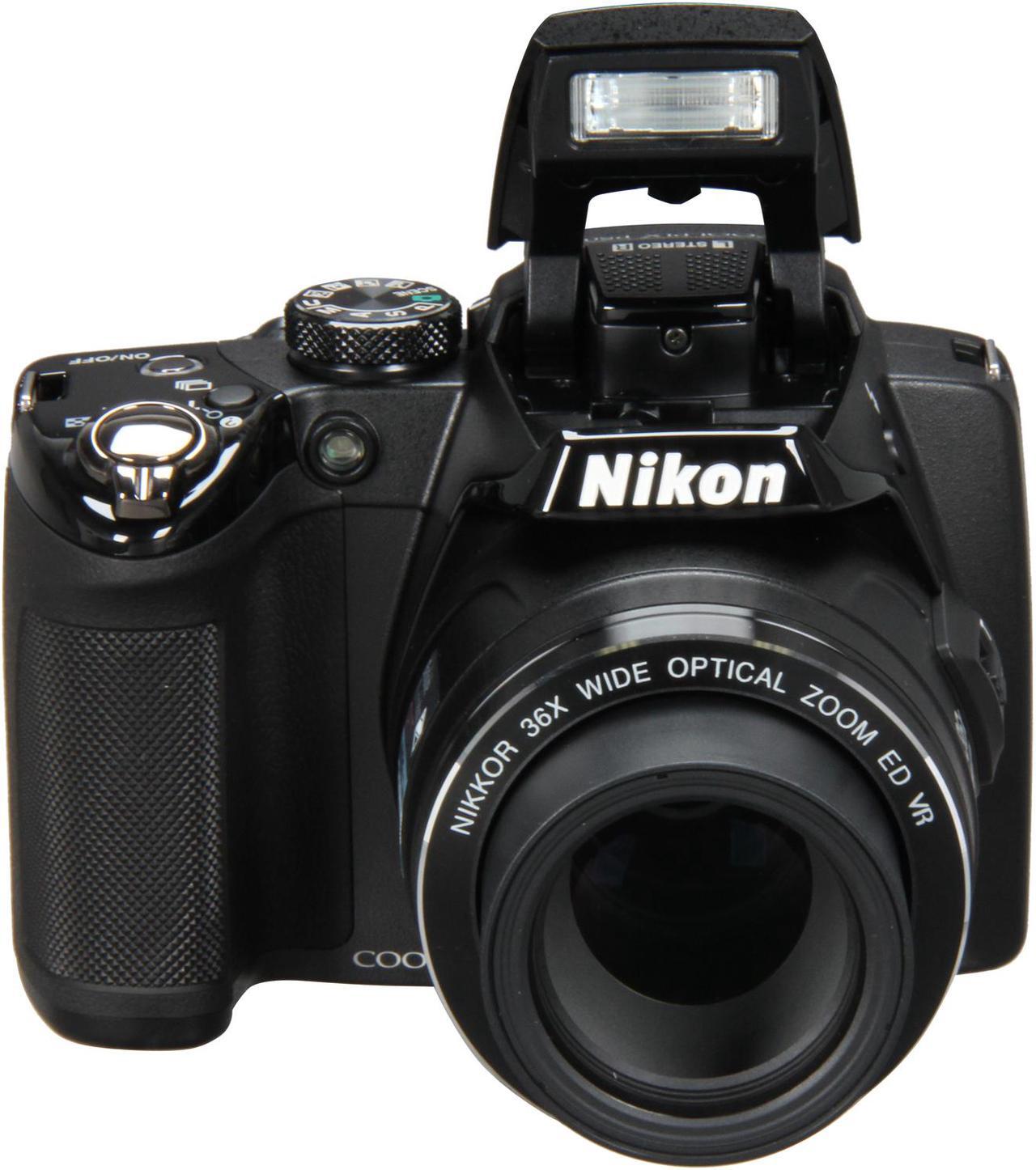 Alt view image 6 of 10 - Nikon COOLPIX P500 Black 12.1 MP 36X Optical Zoom Wide Angle Digital Camera