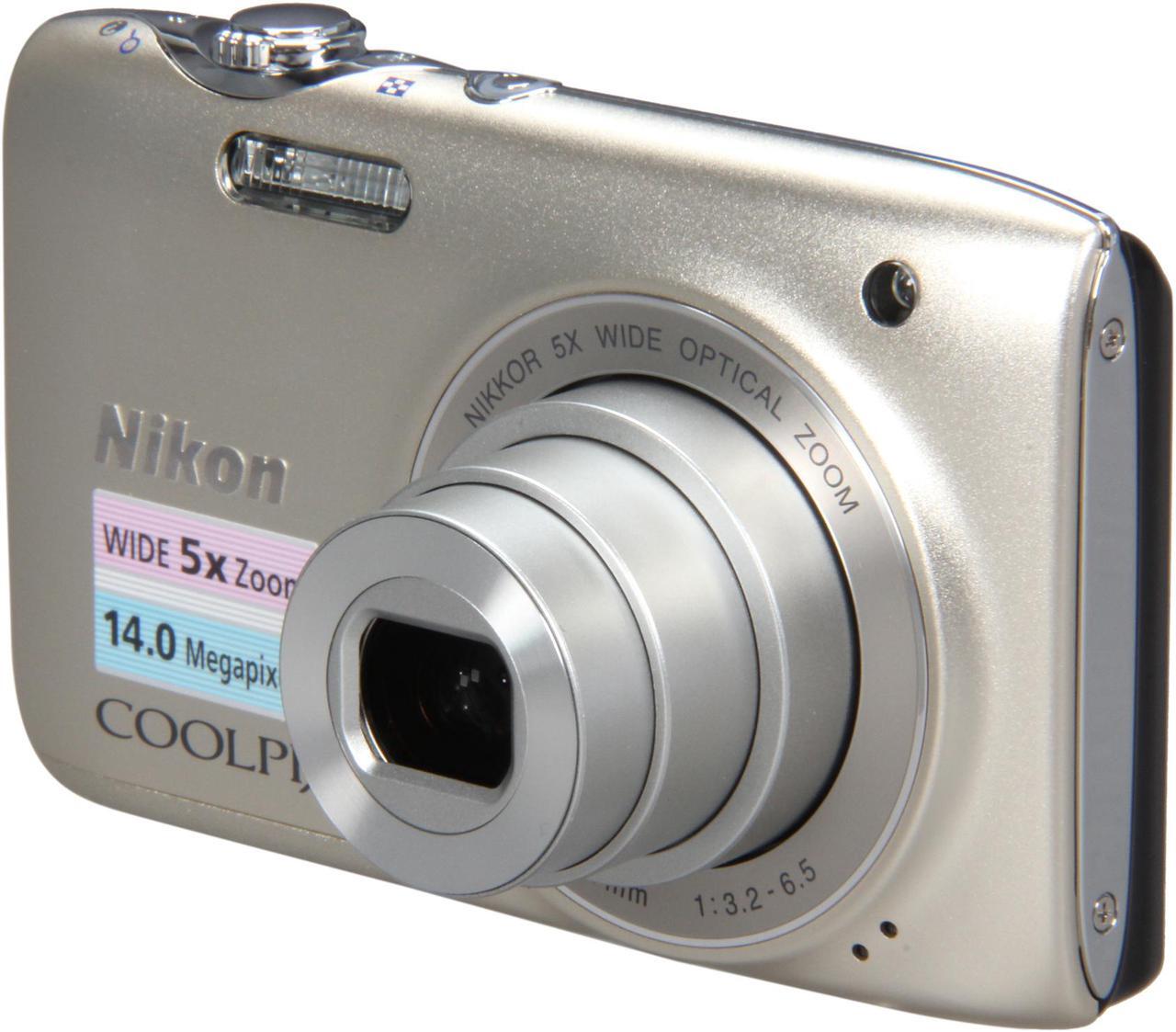 Main image of Nikon COOLPIX S3100 Silver 14.0 MP 5X Optical Zoom Digital Camera