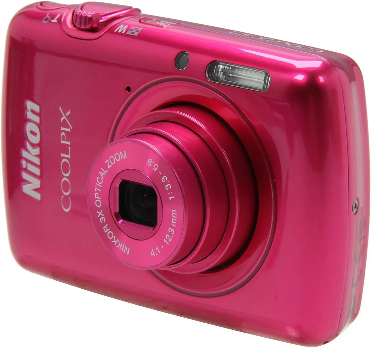 Main image of Nikon COOLPIX S01 Pink 10.1 MP 3X Optical Zoom Digital Camera