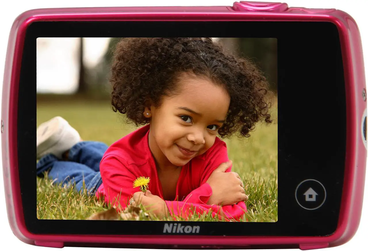 Alt view image 4 of 7 - Nikon COOLPIX S01 Pink 10.1 MP 3X Optical Zoom Digital Camera