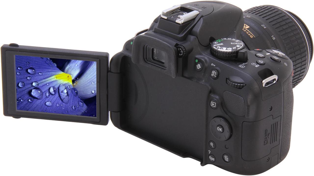 Alt view image 8 of 11 - Nikon D5200 1503 Black 24.1 MP Digital SLR Camera with 18-55mm VR Lens Kit