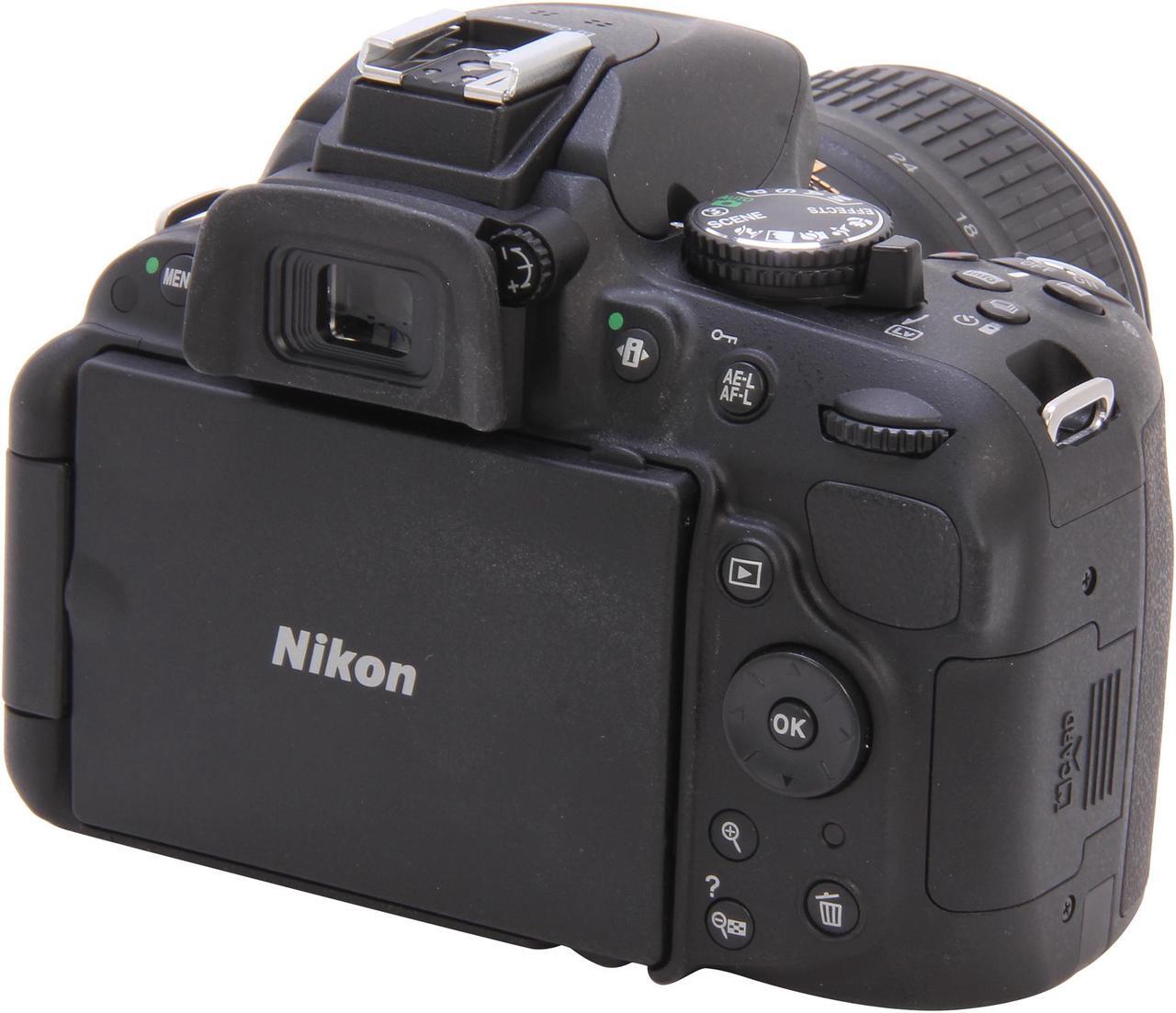 Alt view image 9 of 11 - Nikon D5200 1503 Black 24.1 MP Digital SLR Camera with 18-55mm VR Lens Kit