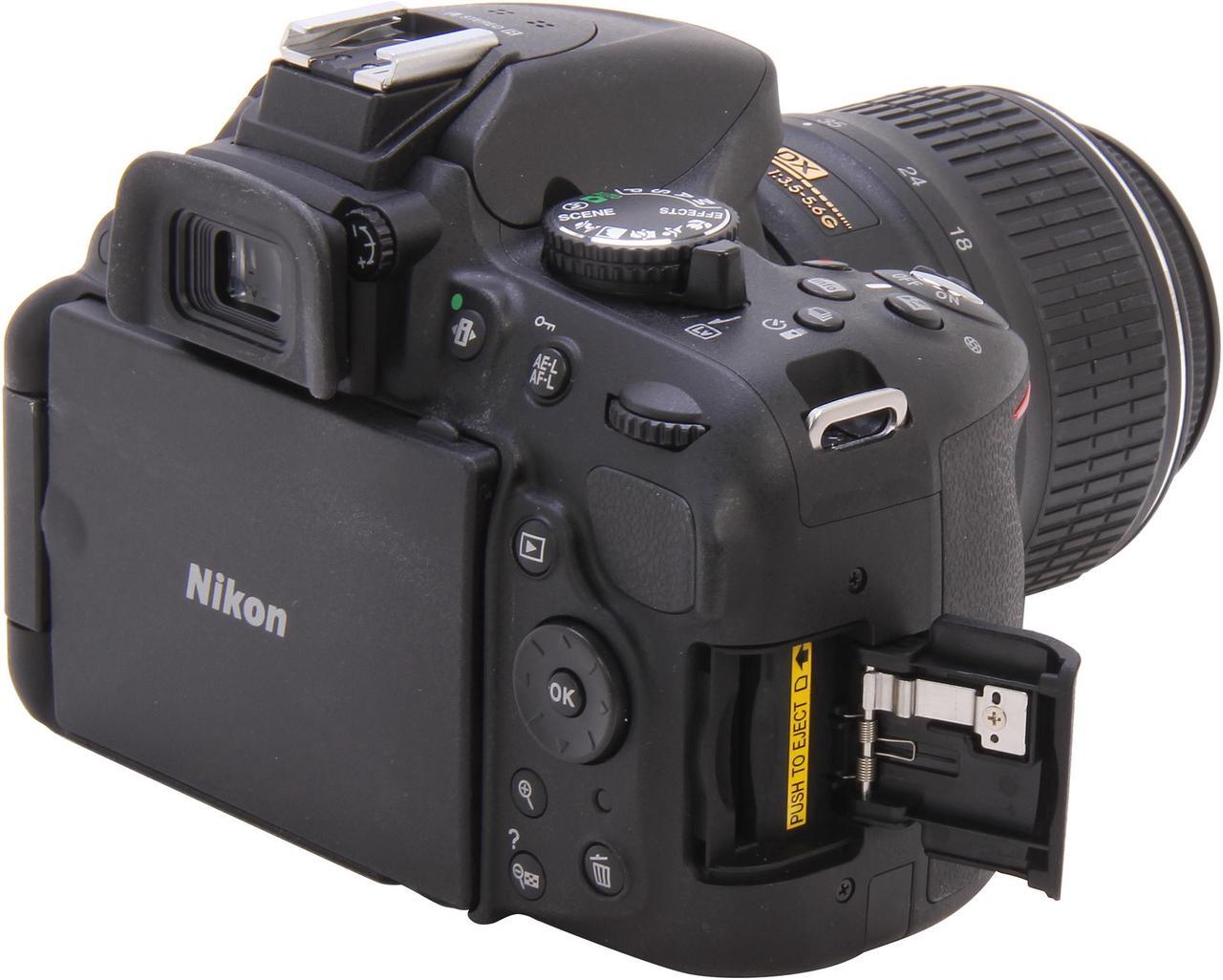 Alt view image 10 of 11 - Nikon D5200 1503 Black 24.1 MP Digital SLR Camera with 18-55mm VR Lens Kit