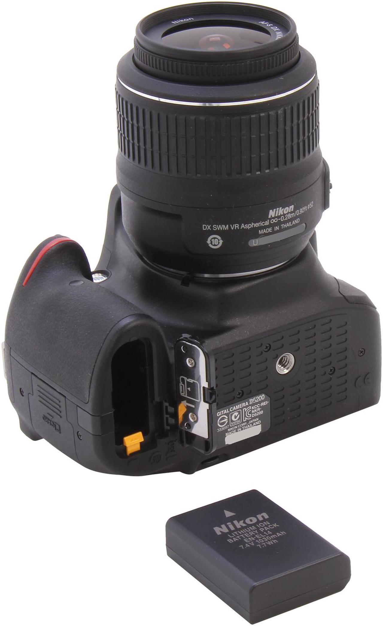 Alt view image 11 of 11 - Nikon D5200 1503 Black 24.1 MP Digital SLR Camera with 18-55mm VR Lens Kit