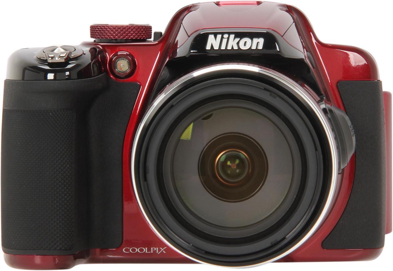 Alt view image 3 of 10 - Nikon COOLPIX P520 Red 18.1 MP 42X Optical Zoom Wide Angle Digital Camera HDTV Output