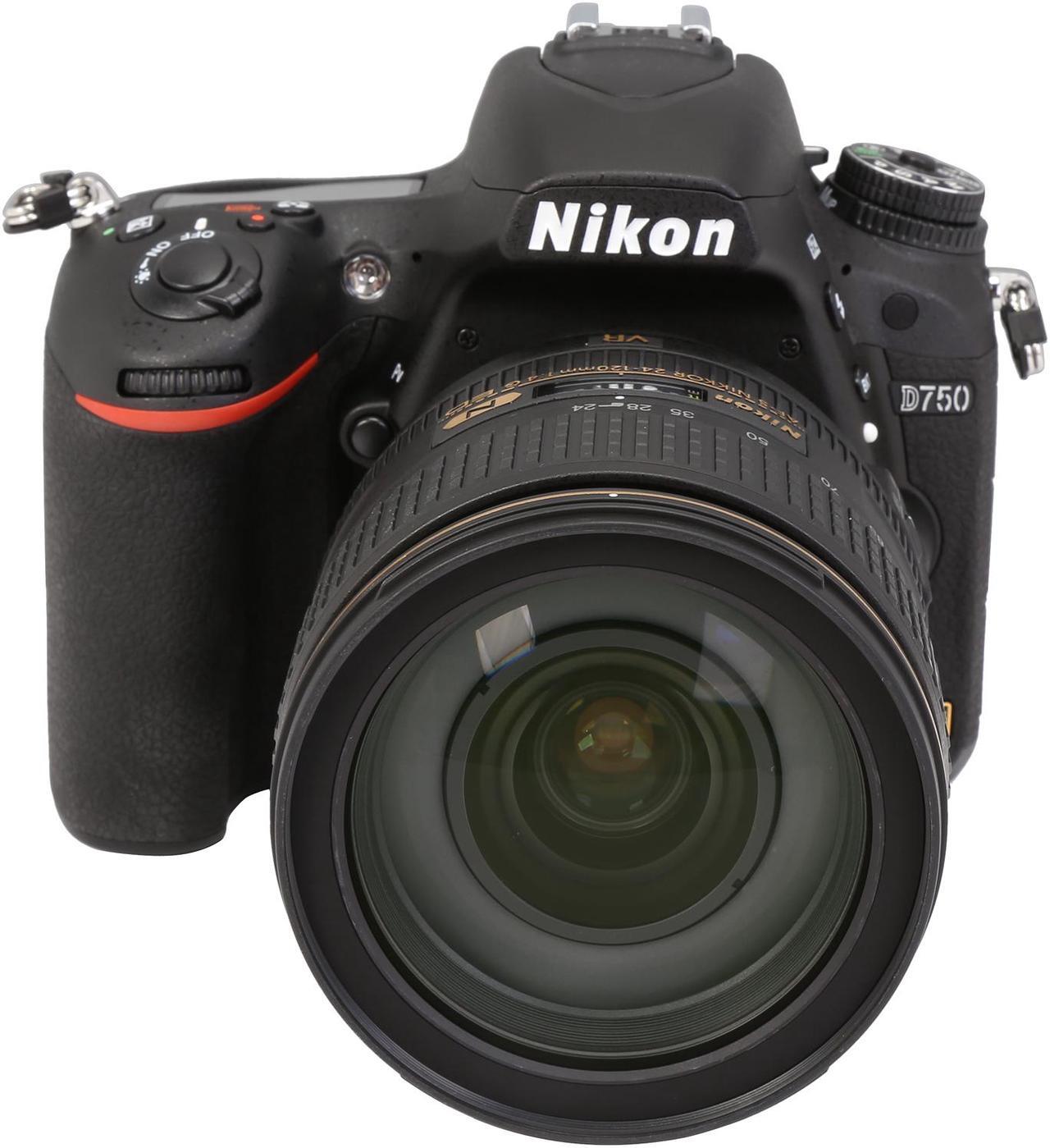 Alt view image 3 of 12 - Nikon D750 1549 Black 24.3 MP Digital SLR Camera with 24-120mm VR Lens