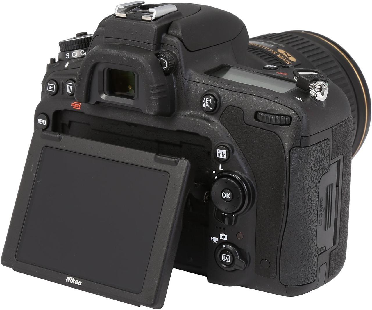 Alt view image 9 of 12 - Nikon D750 1549 Black 24.3 MP Digital SLR Camera with 24-120mm VR Lens