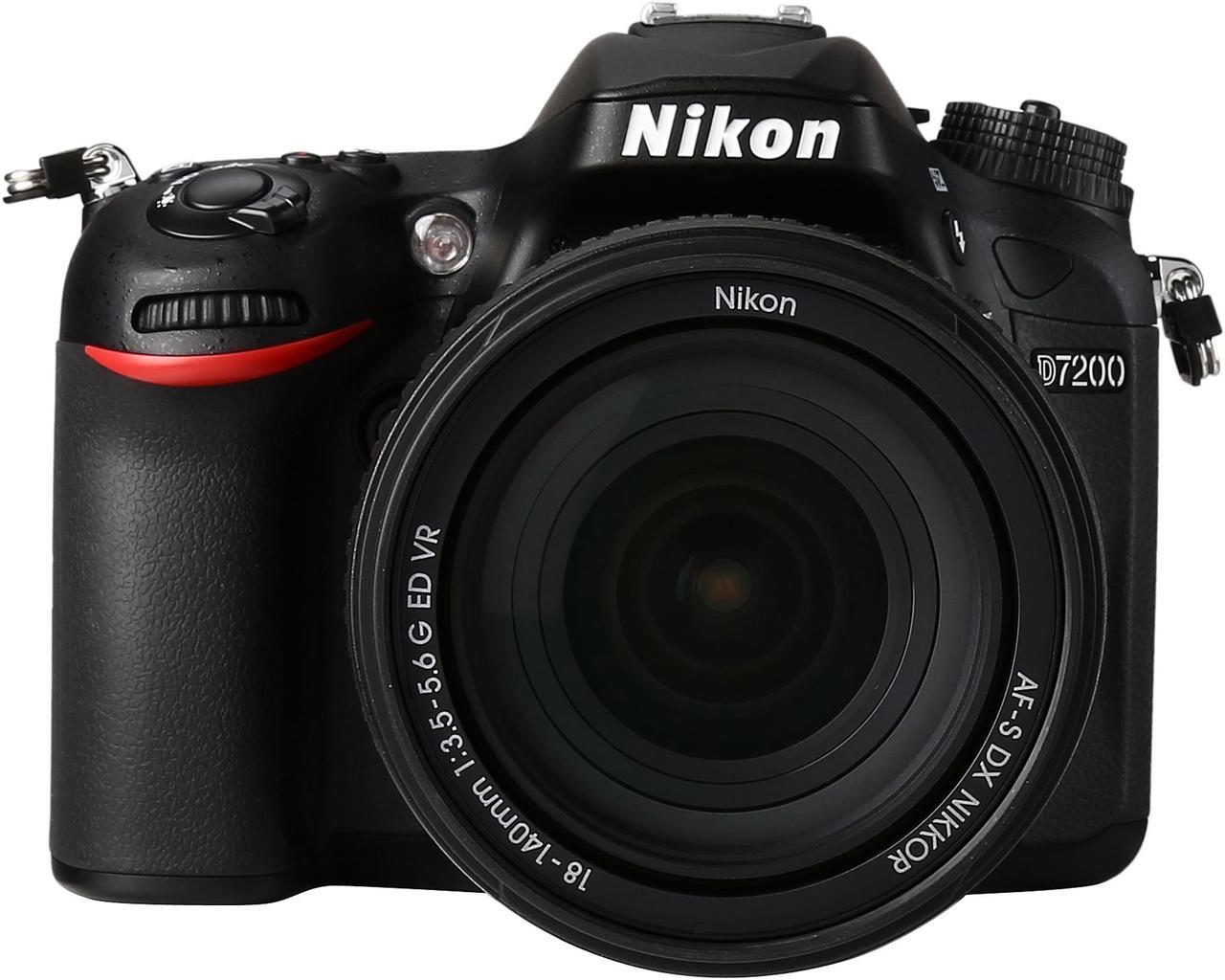 Alt view image 3 of 9 - Nikon D7200 1555 Black 24.2 MP Digital SLR Camera with 18-140mm VR Lens