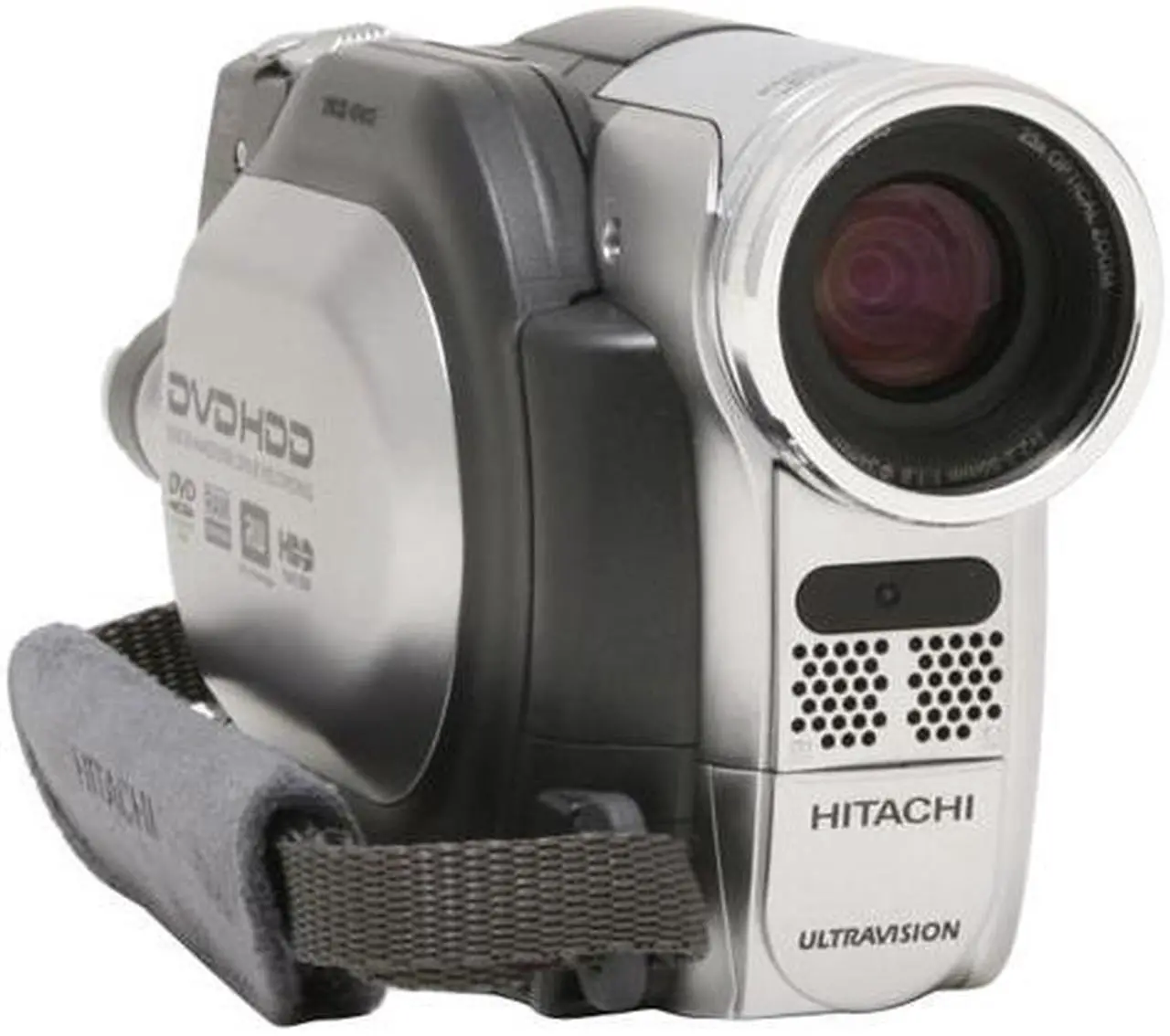 Alt view image 2 of 13 - HITACHI DZ-HS300A 1/6" CCD 2.7" LCD 25X Optical Zoom Hybrid DVD+HDD Camcorder