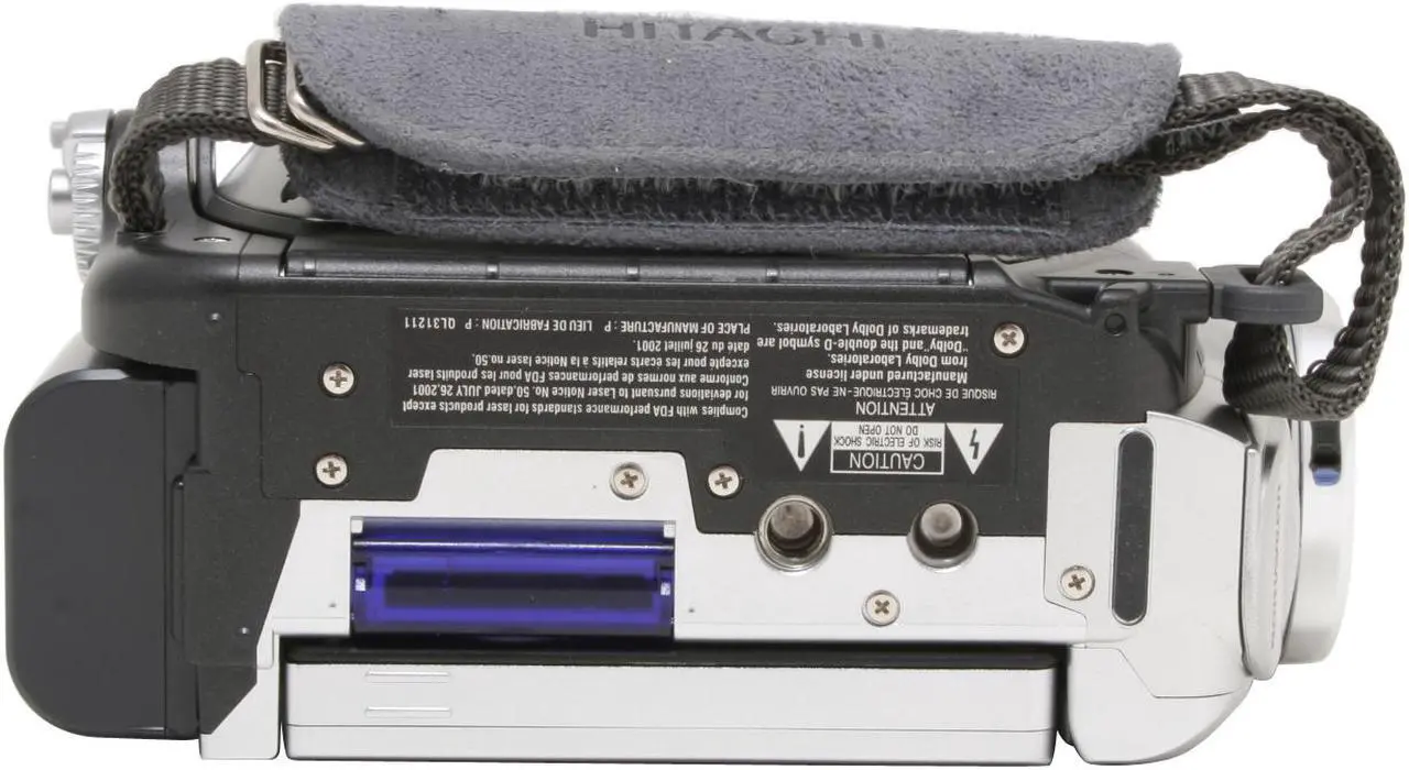 Alt view image 9 of 13 - HITACHI DZ-HS300A 1/6" CCD 2.7" LCD 25X Optical Zoom Hybrid DVD+HDD Camcorder