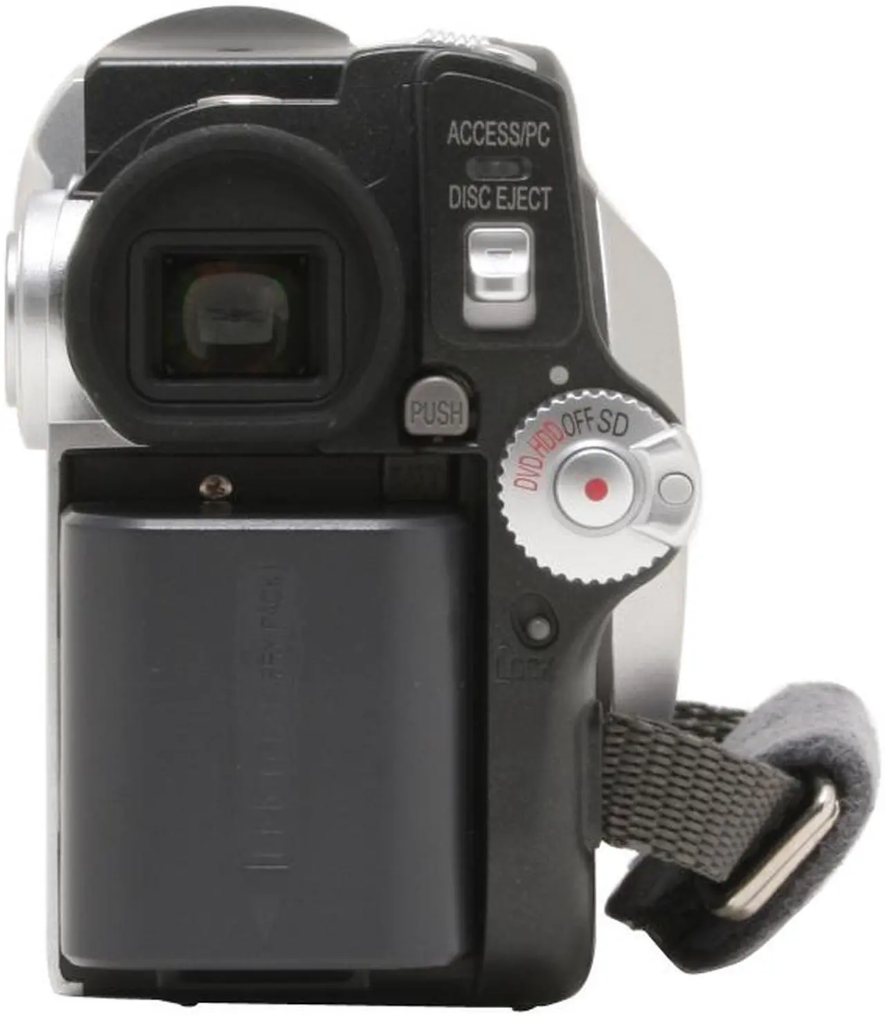 Alt view image 10 of 13 - HITACHI DZ-HS300A 1/6" CCD 2.7" LCD 25X Optical Zoom Hybrid DVD+HDD Camcorder