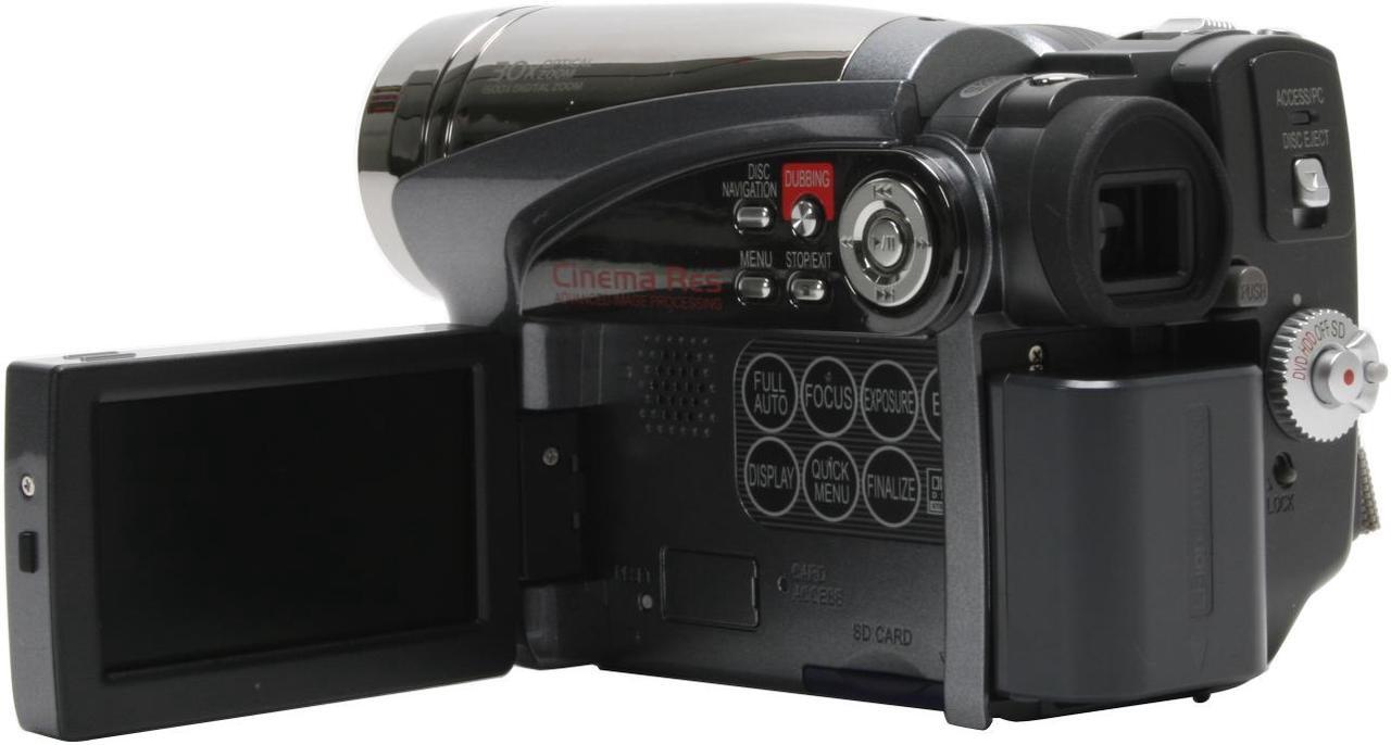 Alt view image 6 of 13 - HITACHI DZ-HS500A 1/6" CCD 2.7" LCD 30X Optical Zoom HDD/DVD/SD Hybrid Digital Camcorder