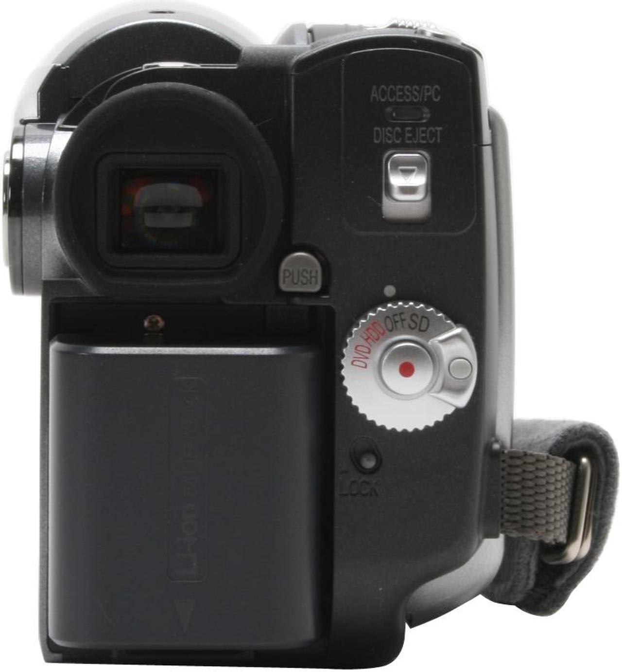 Alt view image 10 of 13 - HITACHI DZ-HS500A 1/6" CCD 2.7" LCD 30X Optical Zoom HDD/DVD/SD Hybrid Digital Camcorder