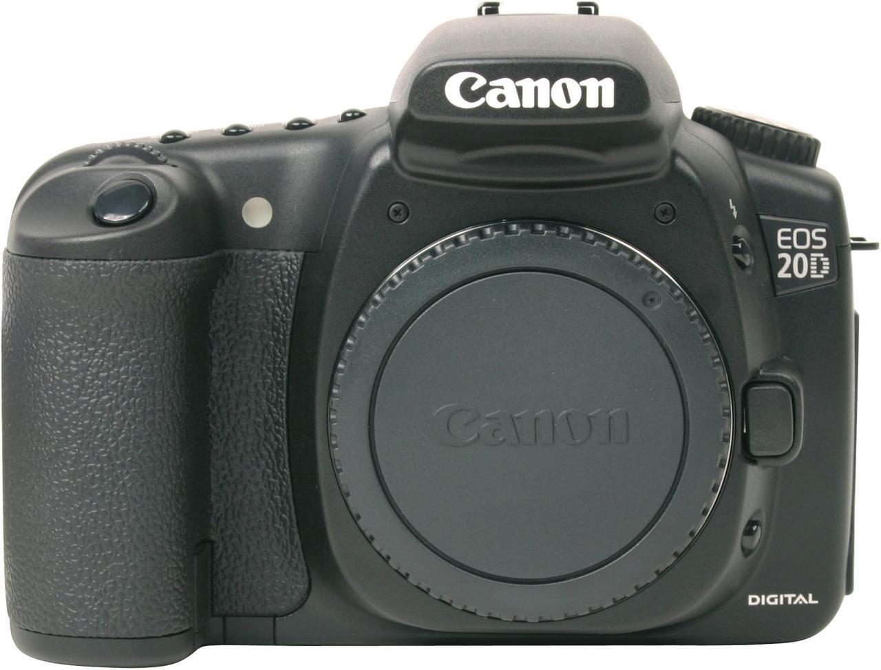 Alt view image 3 of 11 - Canon EOS 20D Black 8.25 MP Digital SLR Camera w/EF-S 18-55mm f/3.5-5.6 Lens