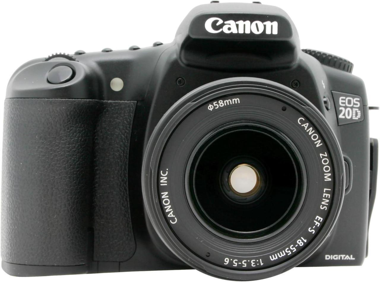 Alt view image 2 of 11 - Canon EOS 20D Black 8.25 MP Digital SLR Camera w/EF-S 18-55mm f/3.5-5.6 Lens