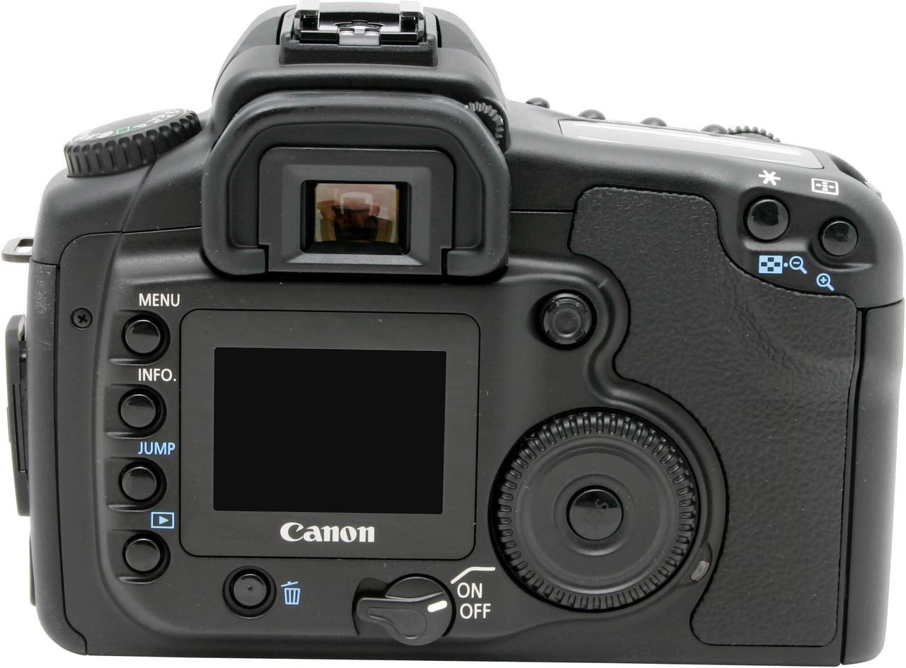 Alt view image 7 of 11 - Canon EOS 20D Black 8.25 MP Digital SLR Camera w/EF-S 18-55mm f/3.5-5.6 Lens