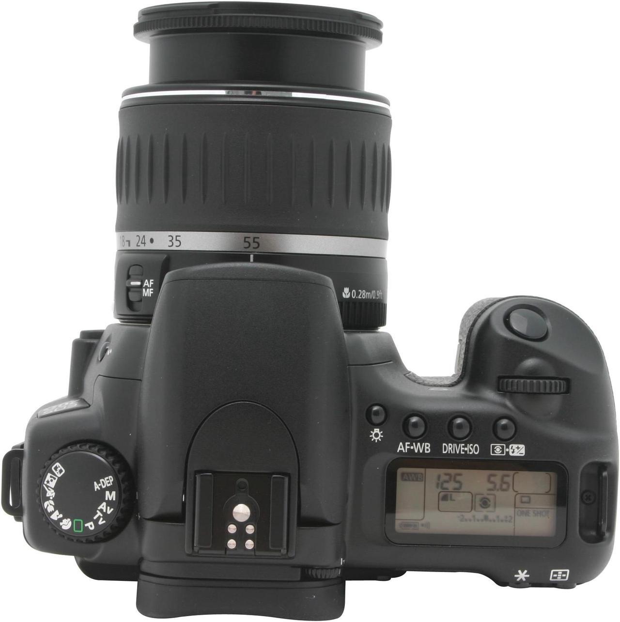 Alt view image 8 of 11 - Canon EOS 20D Black 8.25 MP Digital SLR Camera w/EF-S 18-55mm f/3.5-5.6 Lens