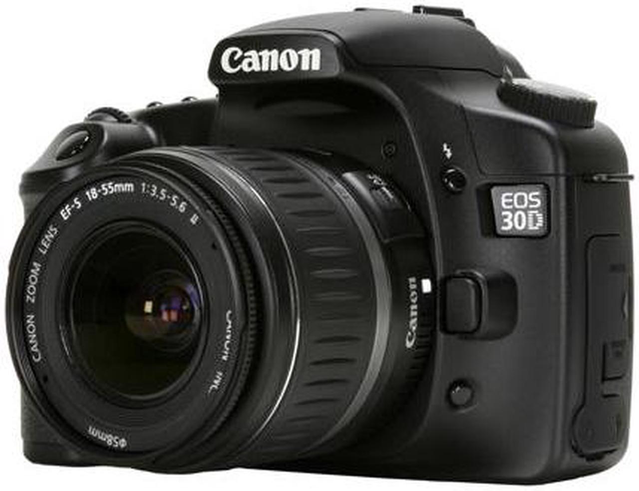 Main image of Canon EOS 30D Black 8.2 MP Digital SLR Camera w/ EF-S 18-55mm f/3.5-5.6 II Lens