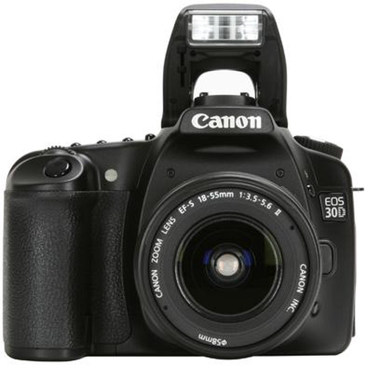Alt view image 9 of 13 - Canon EOS 30D Black 8.2 MP Digital SLR Camera w/ EF-S 18-55mm f/3.5-5.6 II Lens