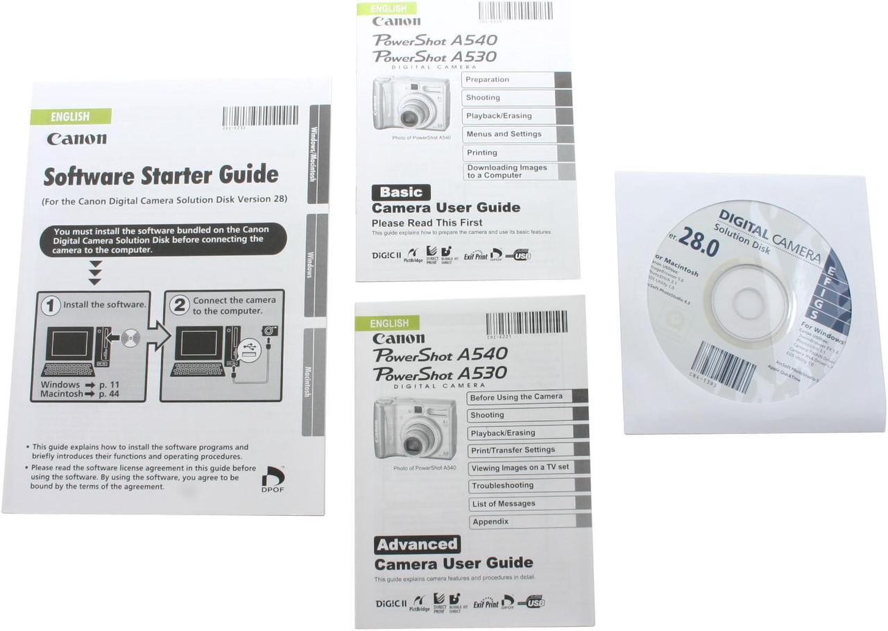 Alt view image 8 of 9 - Canon PowerShot A540 Silver 6.0 MP 4X Optical Zoom Digital Camera