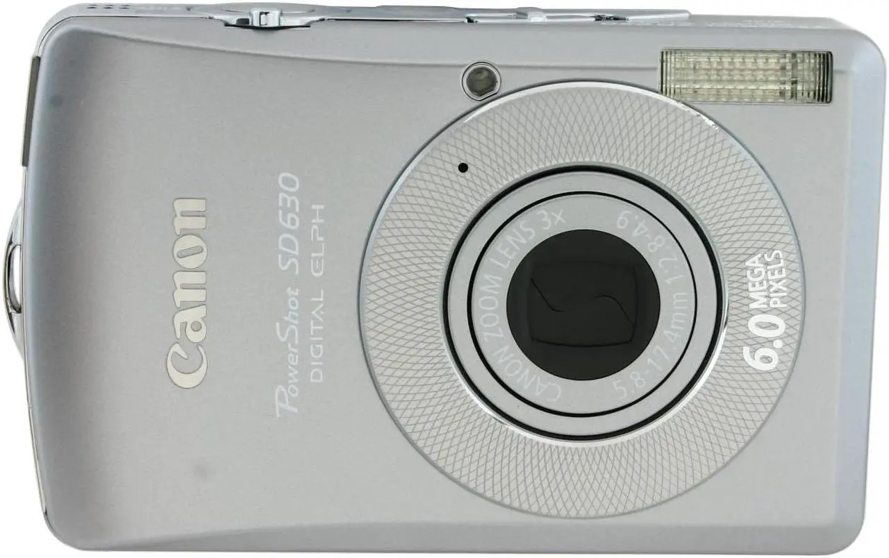 Alt view image 3 of 9 - Canon PowerShot SD630 Silver 6.0 MP 3X Optical Zoom Digital Camera