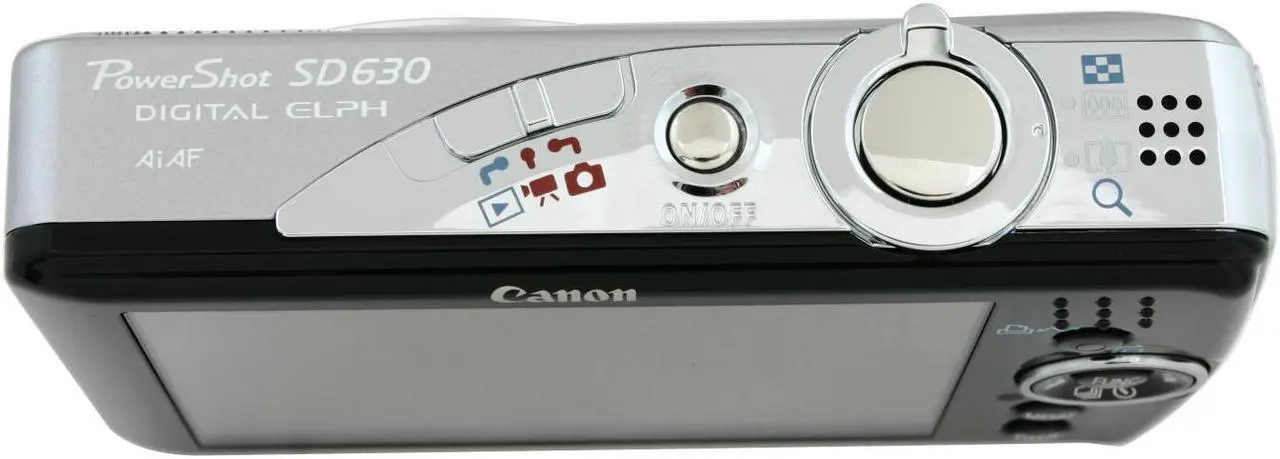 Alt view image 5 of 9 - Canon PowerShot SD630 Silver 6.0 MP 3X Optical Zoom Digital Camera