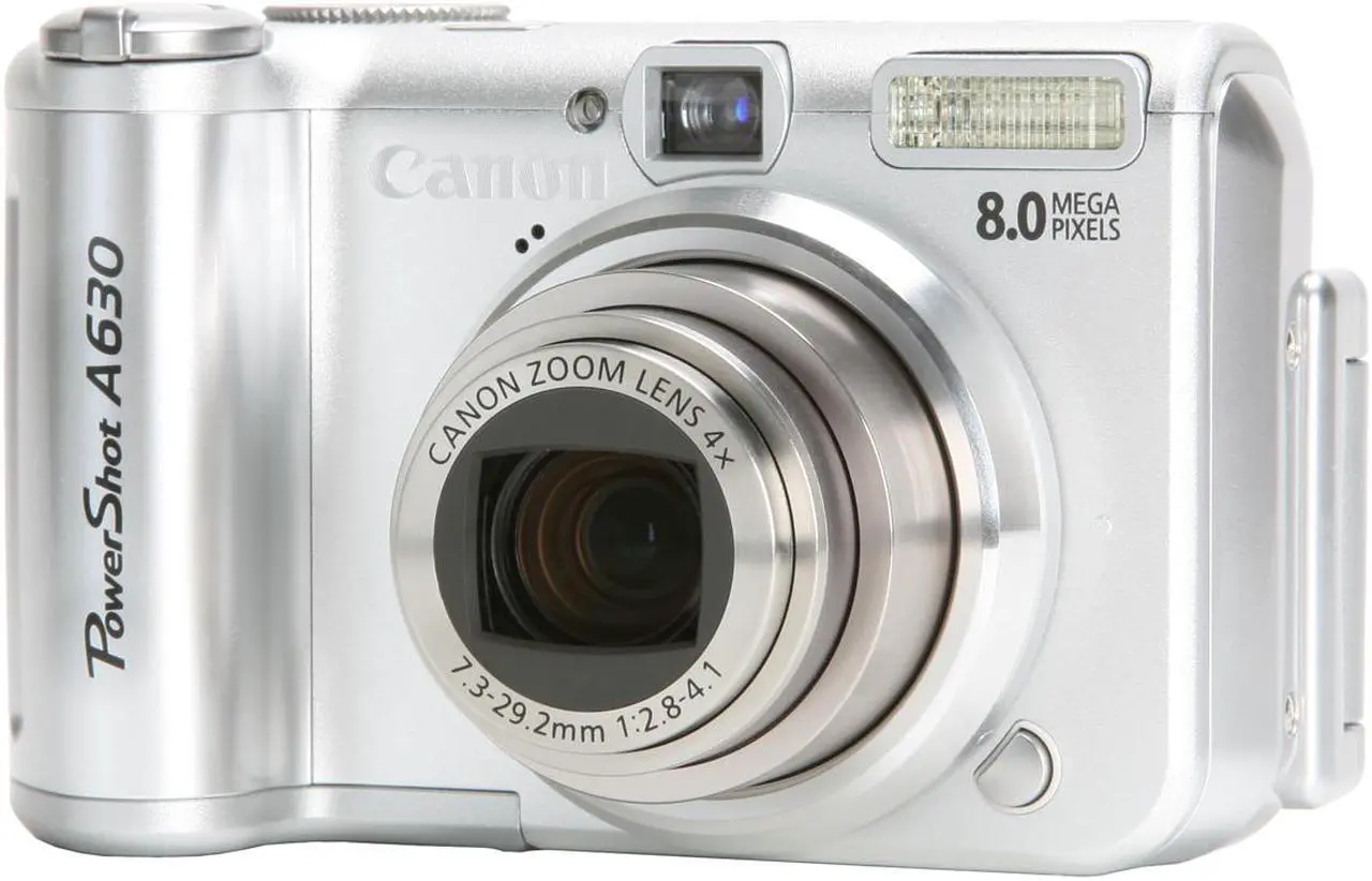Main image of Canon PowerShot A630 Silver 8.0 MP 4X Optical Zoom Digital Camera