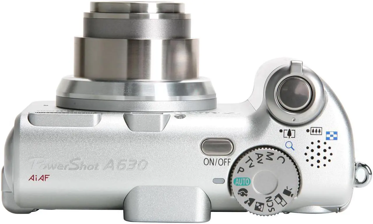 Alt view image 11 of 13 - Canon PowerShot A630 Silver 8.0 MP 4X Optical Zoom Digital Camera
