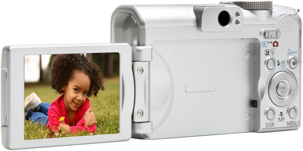 Alt view image 10 of 13 - Canon PowerShot A630 Silver 8.0 MP 4X Optical Zoom Digital Camera