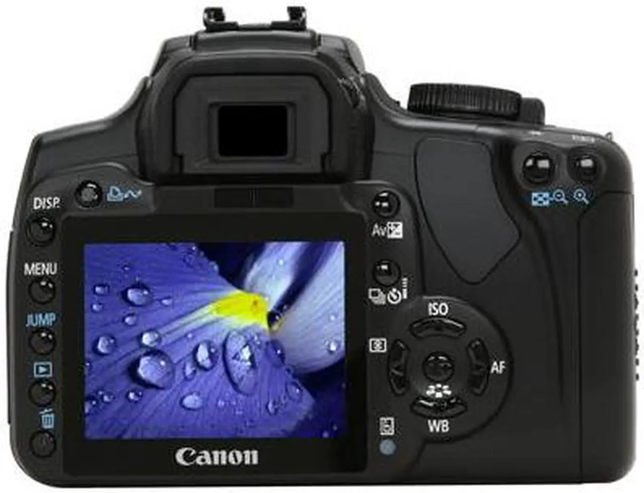 Alt view image 4 of 13 - Canon EOS Rebel XTi Black 10.10 MP Digital SLR Camera w/EF-S 18-55mm f/3.5-5.6 II Lens