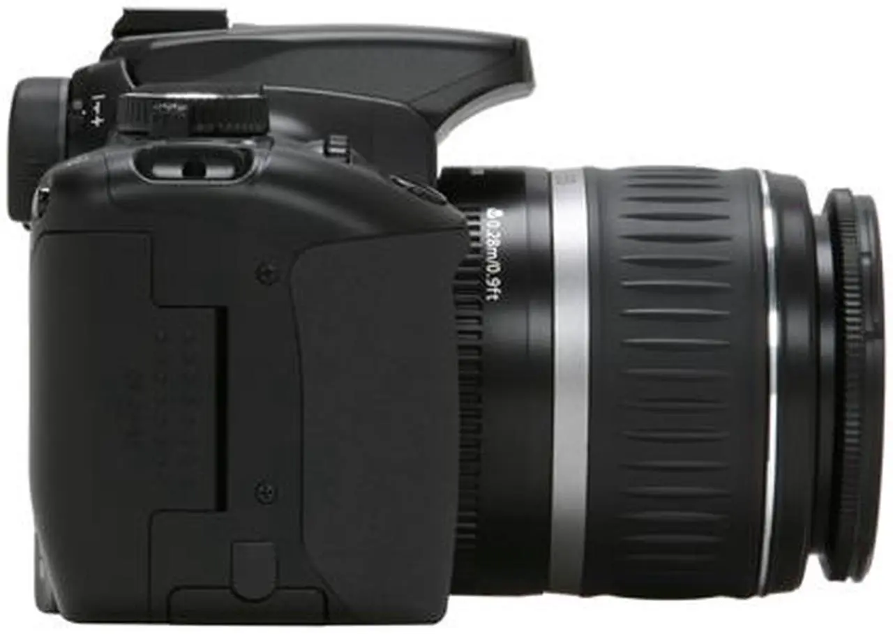 Alt view image 6 of 13 - Canon EOS Rebel XTi Black 10.10 MP Digital SLR Camera w/EF-S 18-55mm f/3.5-5.6 II Lens