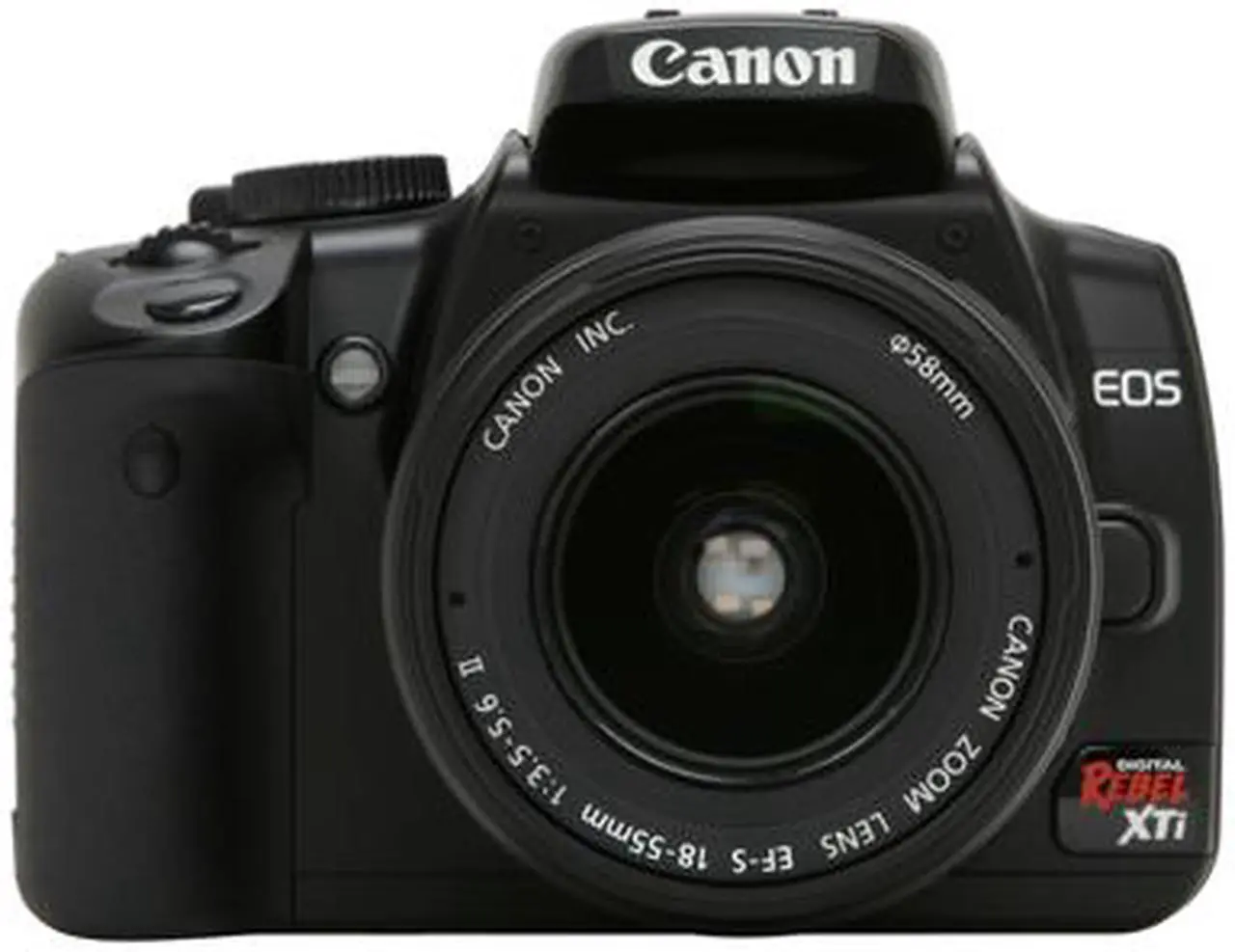 Alt view image 8 of 13 - Canon EOS Rebel XTi Black 10.10 MP Digital SLR Camera w/EF-S 18-55mm f/3.5-5.6 II Lens