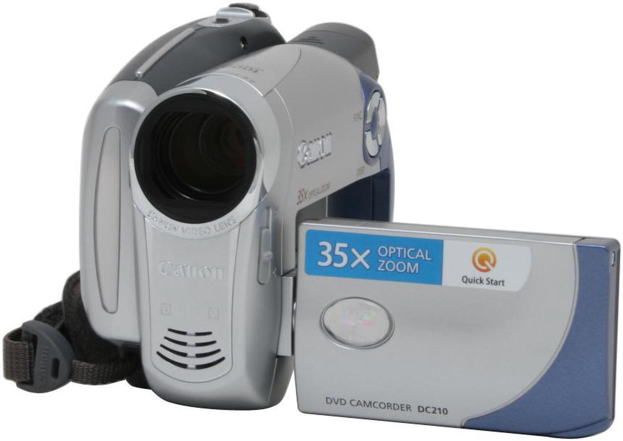 Main image of Canon DC210 Silver 35X Optical Zoom DVD Digital Camcorder
